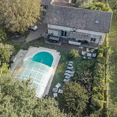 Maison Familiale 15pers Avec Piscine Couverte - Jardin Prive *