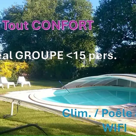 度假居 Maison 15pers Pres St Emilion-tout Confort-piscine