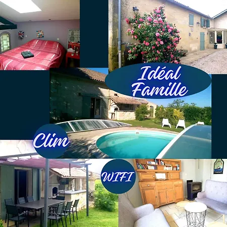 度假居 Maison 15pers Pres St Emilion-tout Confort-piscine *