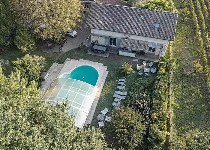 Maison 15pers Pres St Emilion-tout Confort-piscine *