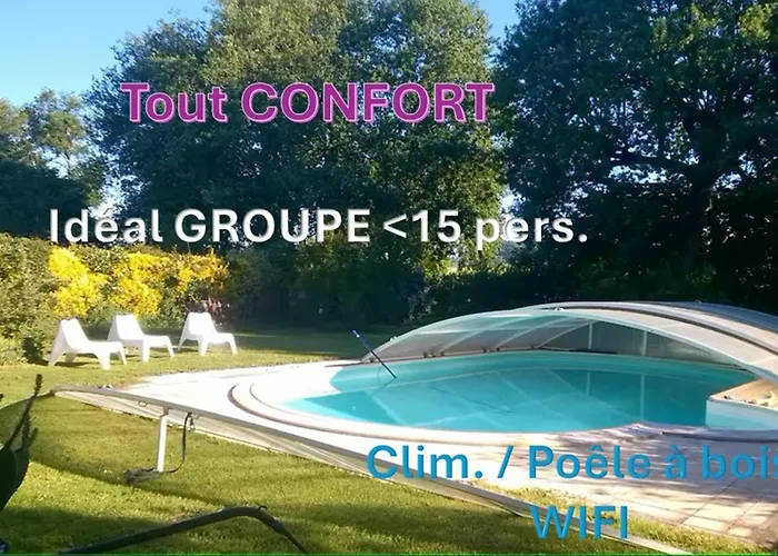 Dom wakacyjny Maison 15pers Pres St Emilion-tout Confort-piscine